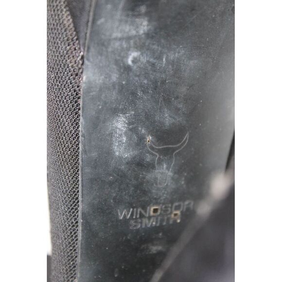 Winsorsmith Women's Open Toe Block Heel Platform Ankle Boot Black Size 8 - Picture 5 of 10